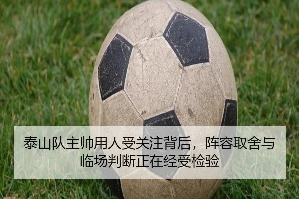 泰山队主帅用人受关注背后，阵容取舍与临场判断正在经受检验（Kering）